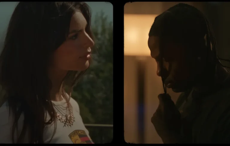 Watch Travis Scott and Emily Ratajkowski flirt in the video for 'I Know?'