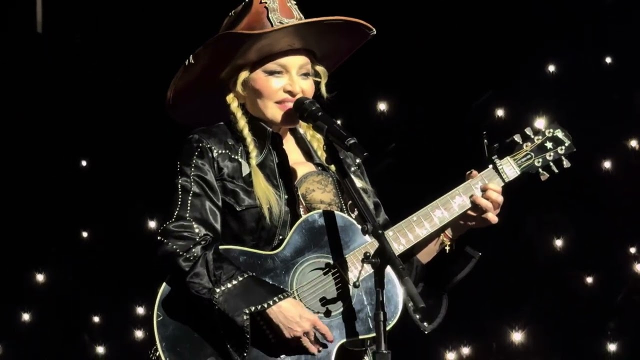 Madonna Unleashes Nostalgia: Revives 'Express Yourself' in Acoustic Glory on 'Celebration Tour'
