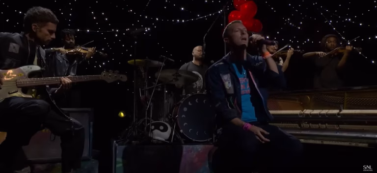 Coldplay Perform "All My Love" and "We Pray" From New Album Moon Music on SNL
