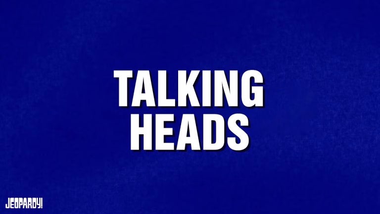Talking Heads Take Over Jeopardy! with Special Category Tribute