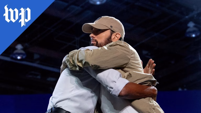 Barack Obama Raps Eminem’s "Lose Yourself" at Detroit Rally Supporting Kamala Harris