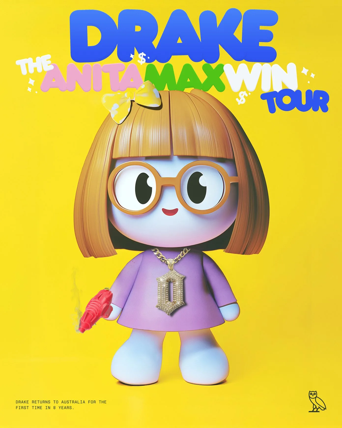 Drake Announces Anita Max Win 2025 Tour: Dates For Australia And New ...