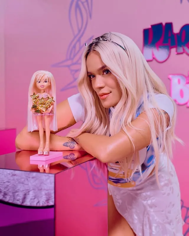 Karol G’s Bratz Collector Doll inspired by her 2023 Latin Grammy look.