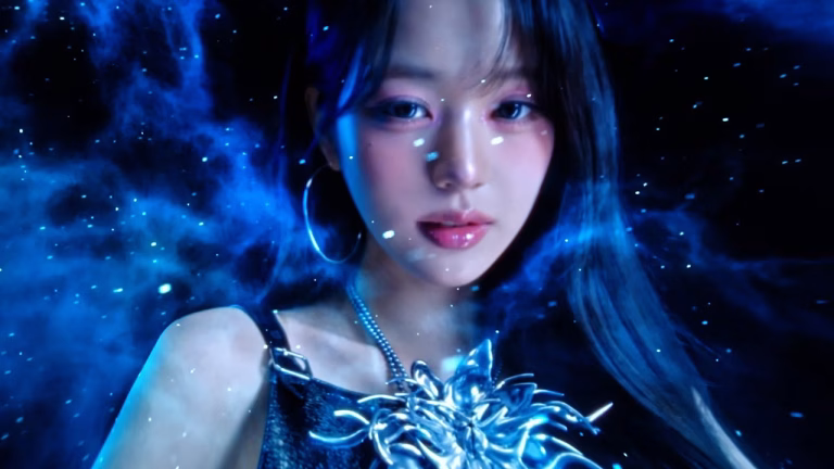 IVE and David Guetta in the cosmic-themed ‘Supernova Love’ music video