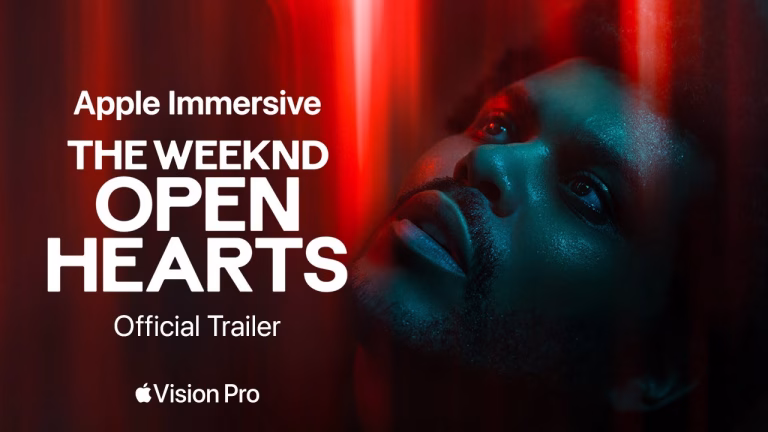 The Weeknd’s “Open Hearts” Immersive Apple Vision Pro Experience