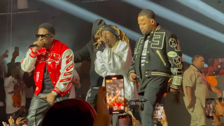 Hot Boys perform at Lil WeezyAna Fest 2024 in New Orleans
