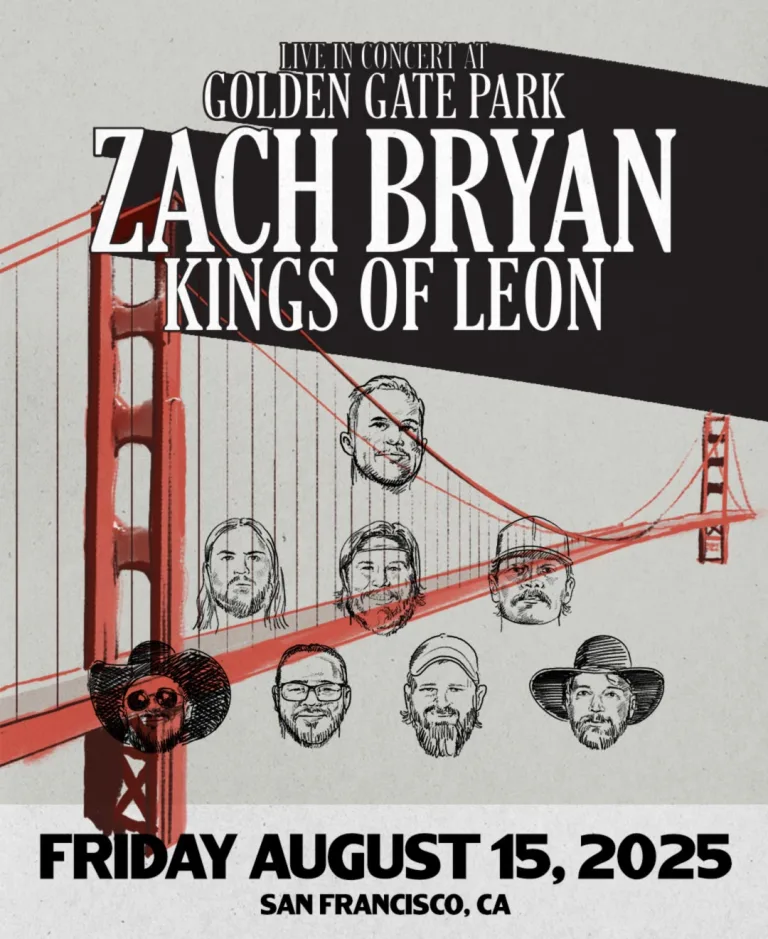 Golden Gate Park Concert featuring Zach Bryan and Kings of Leon promo image