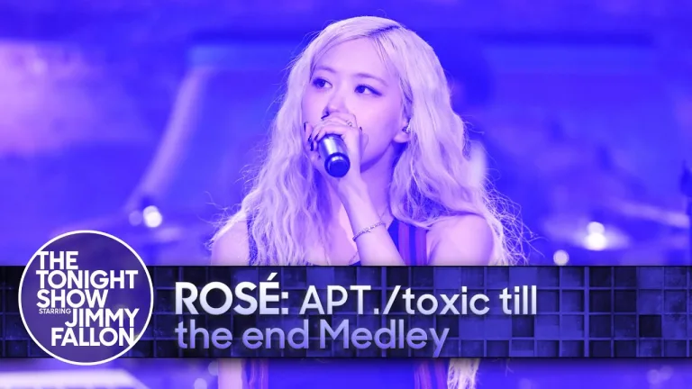 ROSÉ Lights Up the Tonight Show Stage with Solo Performance