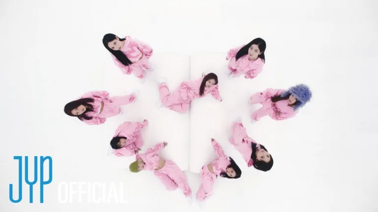 TWICE and Megan Thee Stallion performing together in the “Strategy” music video