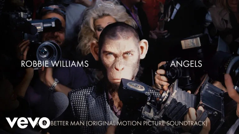 Robbie Williams and Adam Tucker collaborating on the symphonic version of "Angels" for the Better Man soundtrack
