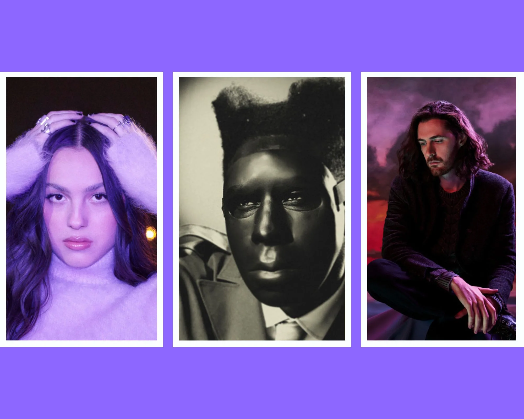 Governors Ball 2025 promo featuring Tyler, the Creator, Olivia Rodrigo, and Hozier in NYC