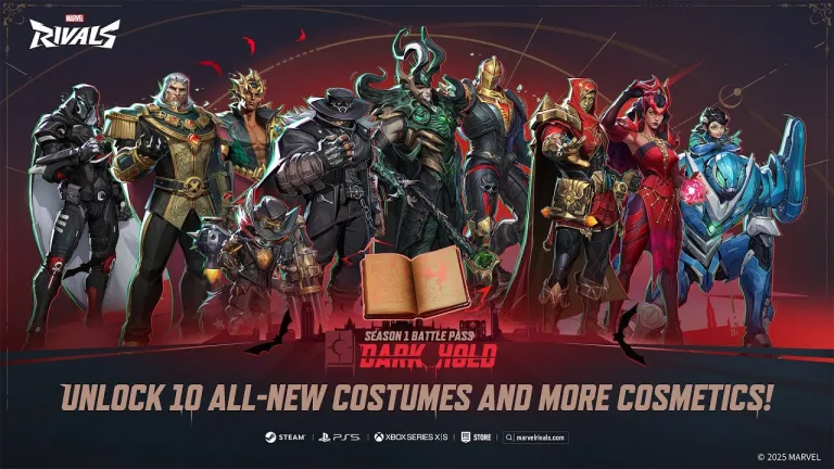 Marvel Rivals Season 1 Skins: Dracula's Darkhold Battle Pass Highlights
