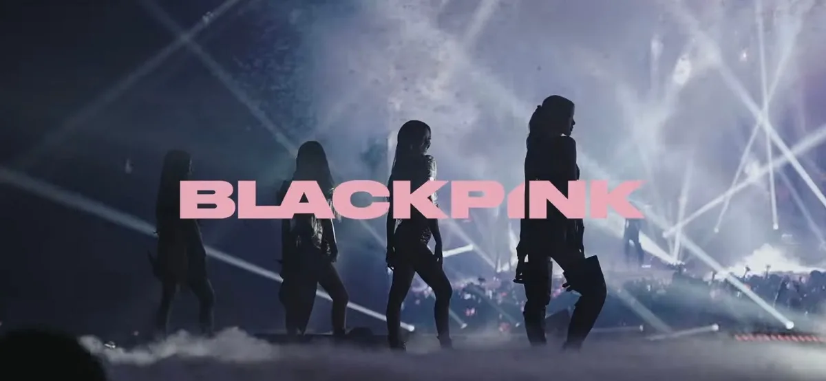 BLACKPINK performing live on stage