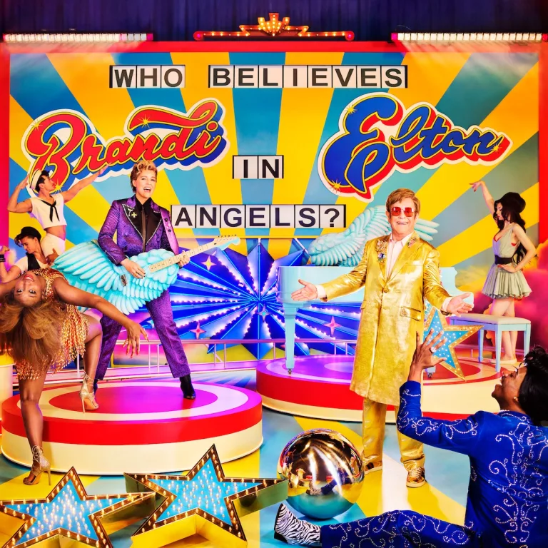 Elton John and Brandi Carlile together for the album Who Believes in Angels?