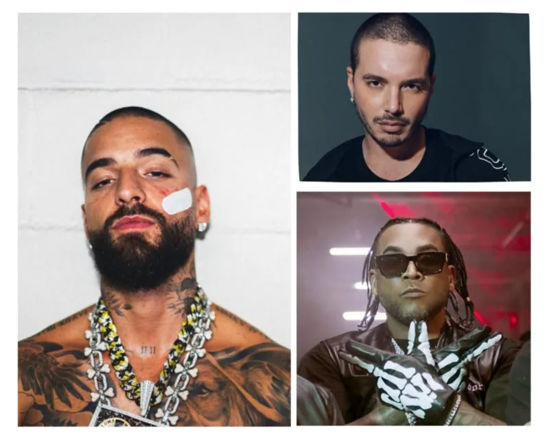 J Balvin, Don Omar, and Maluma at Baja Beach Fest