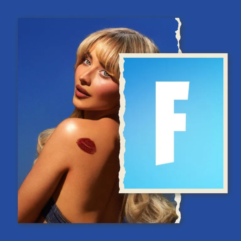 Sabrina Carpenter Fortnite event teaser with leaked in-game cosmetics