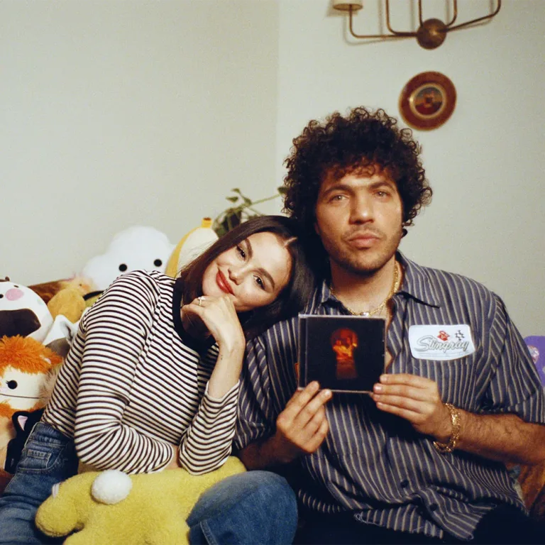 Selena Gomez and Benny Blanco in the studio for I Said I Love You First