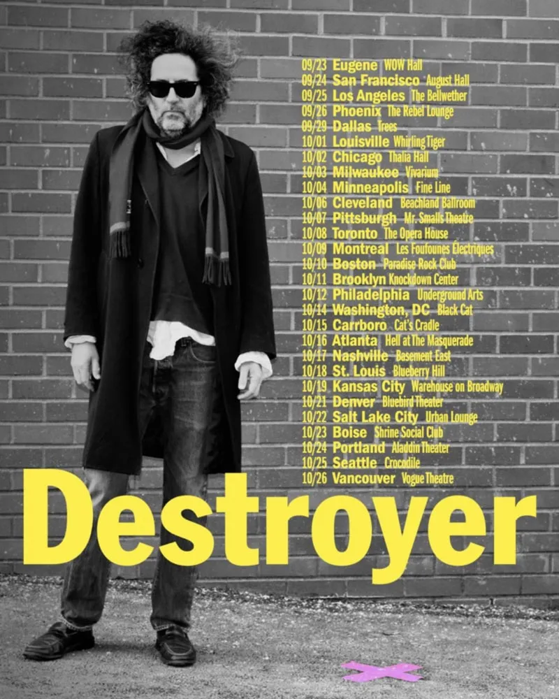 Destroyer announces 2025 North American tour for Dan’s Boogie