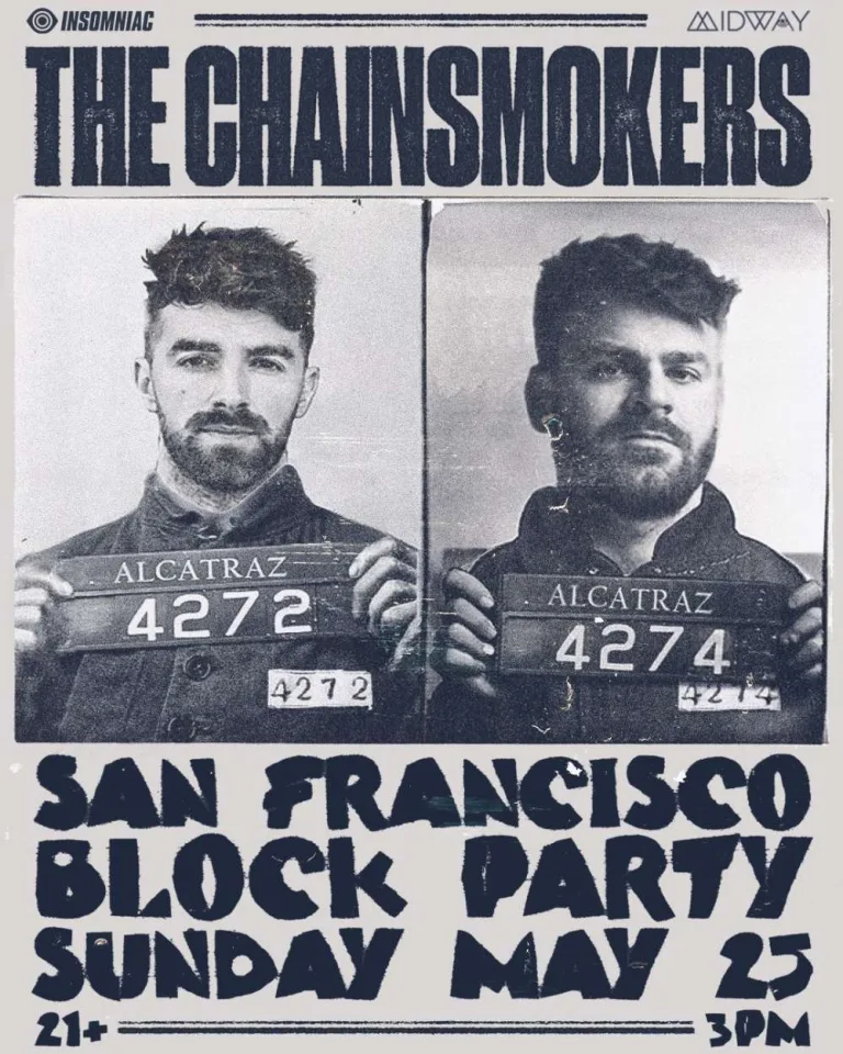 The Chainsmokers live at The Midway San Francisco Block Party 2025