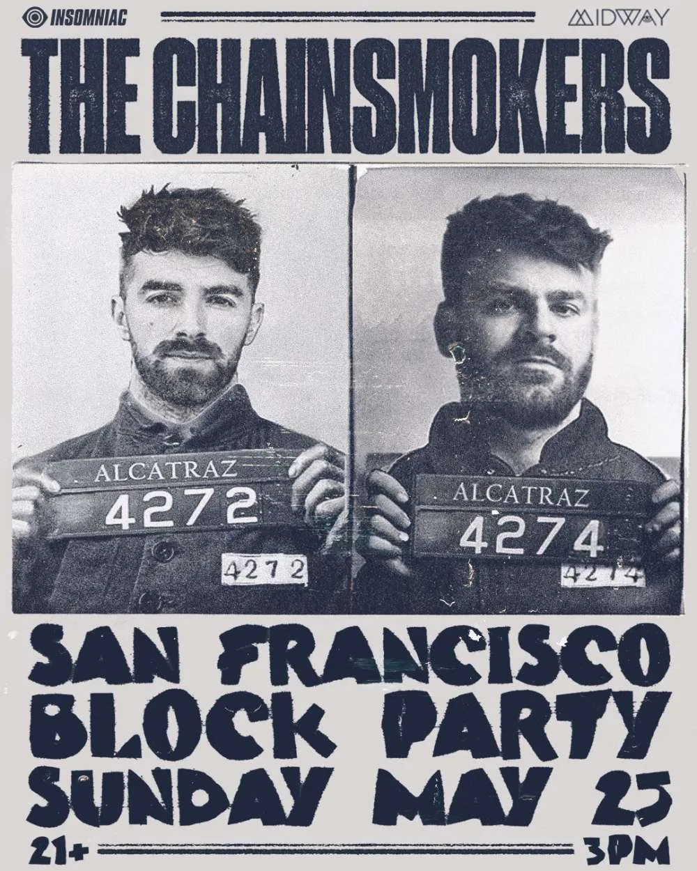 The Chainsmokers live at The Midway San Francisco Block Party 2025