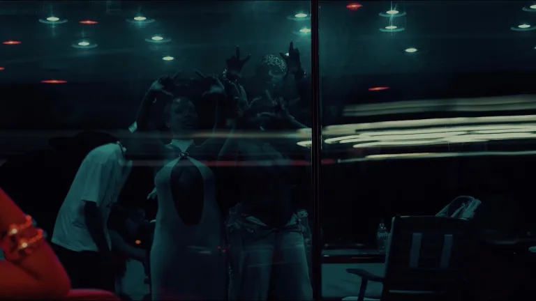 Playboi Carti on a yacht in Miami for the “Fine Shit” music video