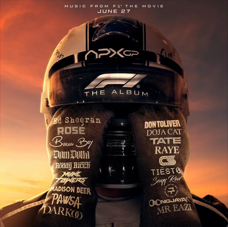 F1 The Album official soundtrack cover