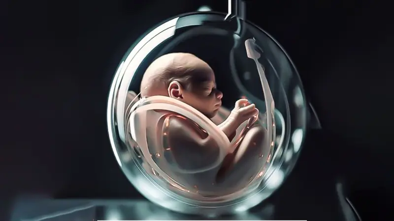 Artificial womb capsule supporting premature infant development