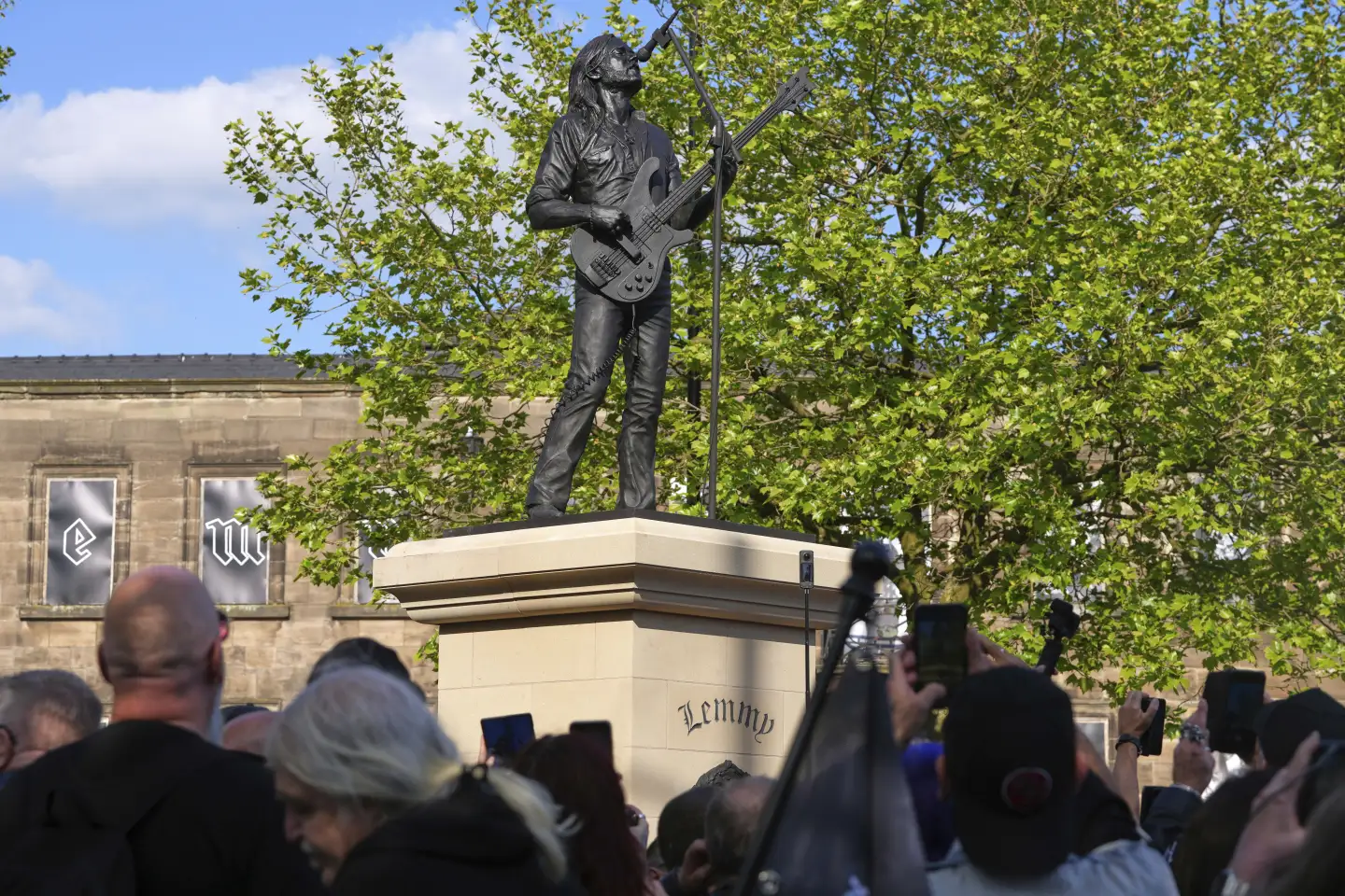 Lemmy Statue with Ashes Unveiled in Stoke-on-Trent