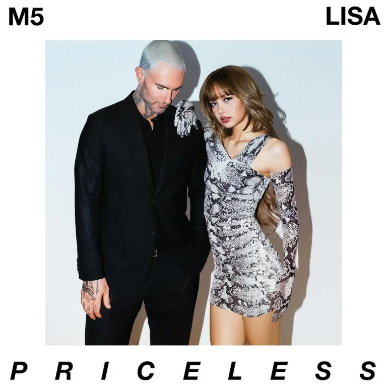 Maroon 5 and Lisa in “Priceless” music video – 2025 collaboration