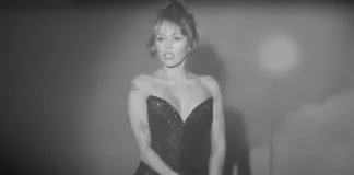 Miley Cyrus in black-and-white "More to Lose" music video