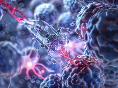 DNA nanobots destroying cancer cells