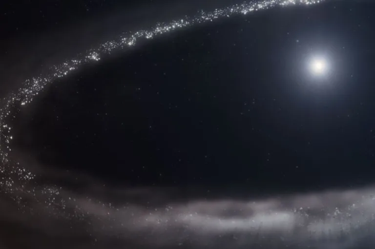James Webb detects frozen water in exoplanet system HD 181327
