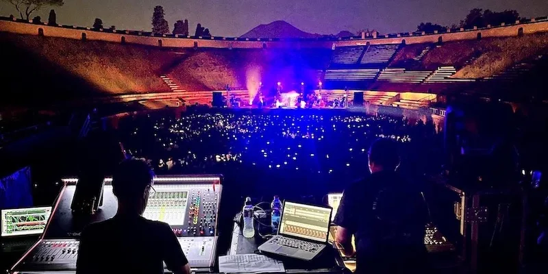 live at BOP 2025 in Pompeii Amphitheatre