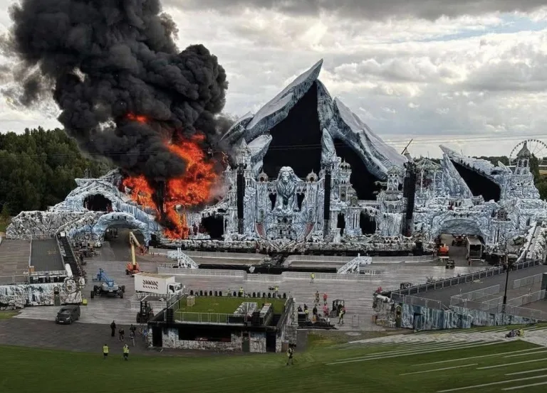 Tomorrowland 2025 Main Stage Catches Fire Just Days Before Festival Opening