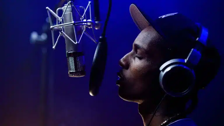 A$AP Rocky performing live at music festival 2025