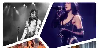 Evolution of pop music from the 1980s to today with iconic artists