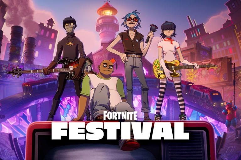 Gorillaz Fortnite Festival Season 10 characters
