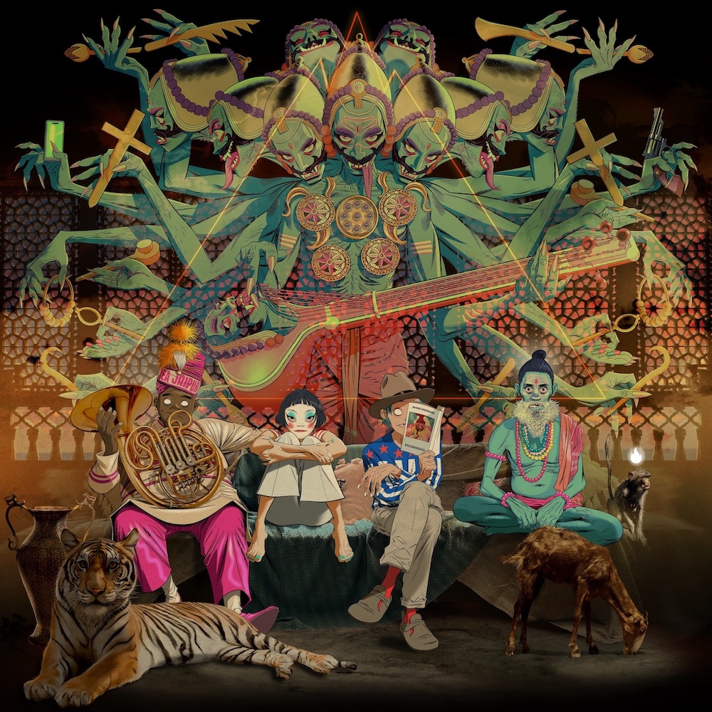 Gorillaz The Mountain album cover artwork