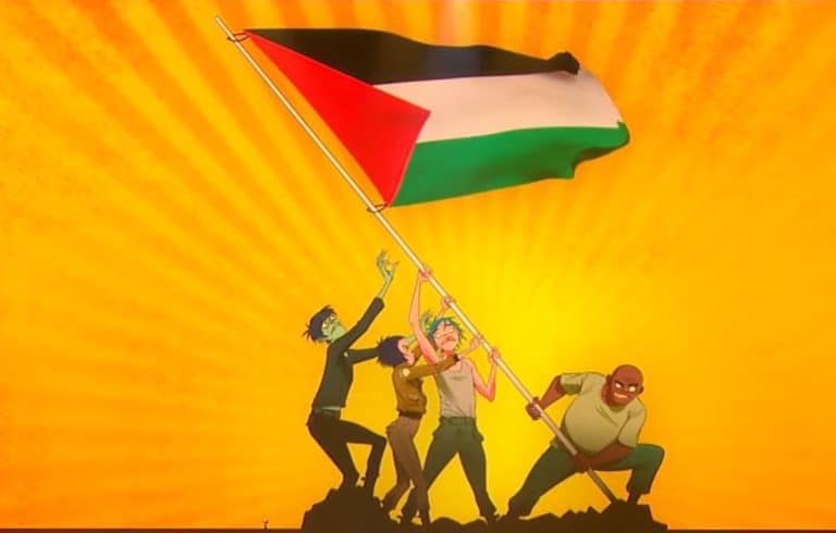 Gorillaz debut new song Damascus at Together for Palestine