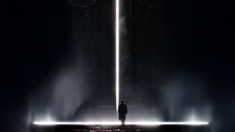 The Weeknd performing live during After Hours Til Dawn Tour