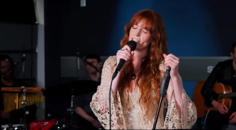 Florence Welch performs Lady Gaga’s “Abracadabra” and “Which Witch” live on SiriusXM for Halloween