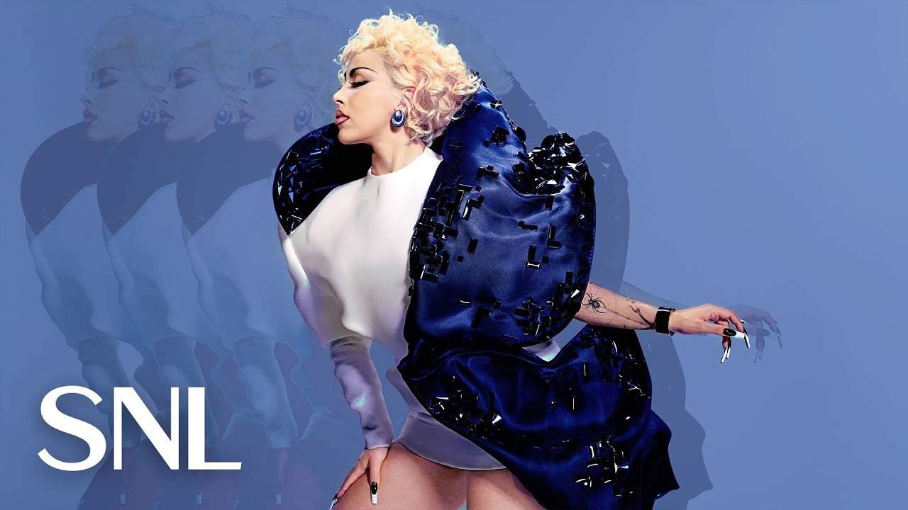 Doja Cat performing “Aaahh Men!” from Vie on her Saturday Night Live debut