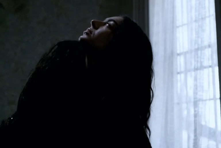 Charli XCX and John Cale House video still — gothic visuals for Wuthering Heights