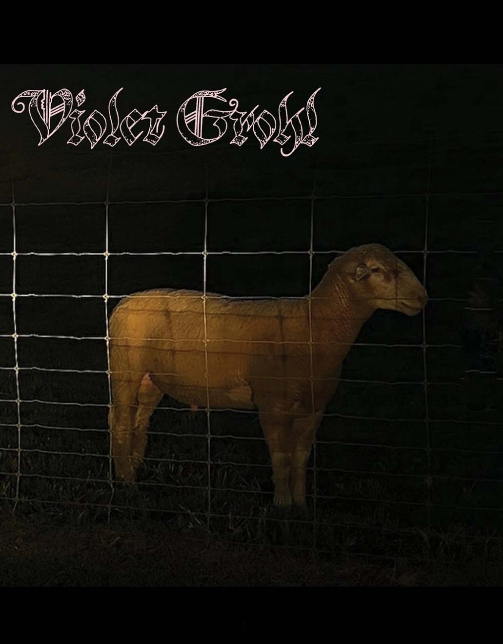 Violet Grohl performing while announcing her debut songs Thum and Applefish