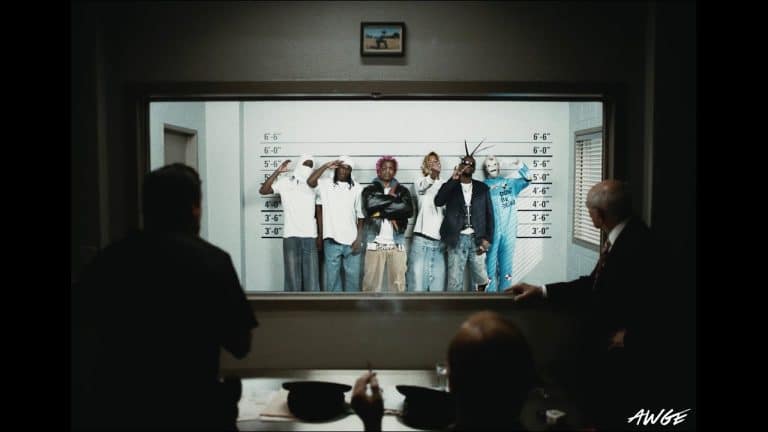 A$AP Rocky in the surreal Tim Burton–directed Punk Rocky music video