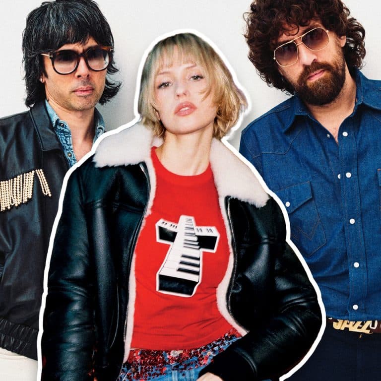 ngèle and Justice in the studio for the collaboration of the new single What You Want.