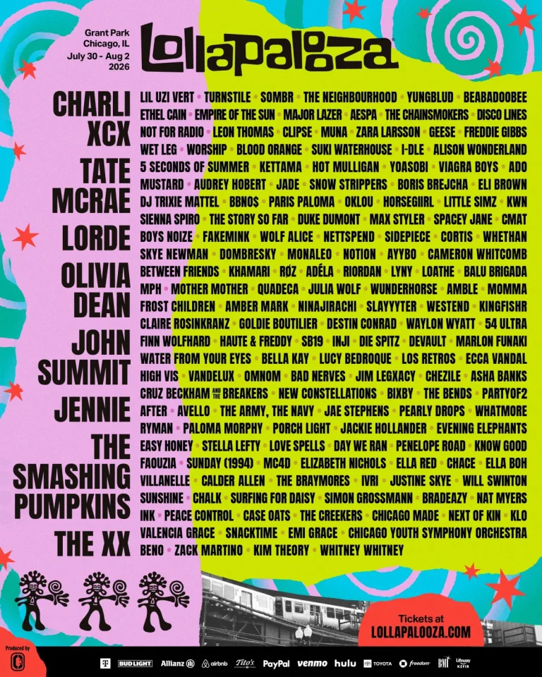 Lollapalooza 2026 Lineup