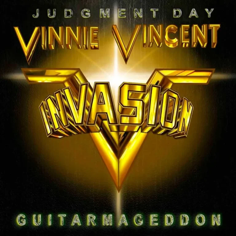 Vinnie Vincent, former KISS guitarist, promoting his $2 million album Guitarmageddon on his official website.