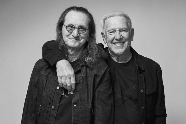 Geddy Lee and Alex Lifeson of Rush