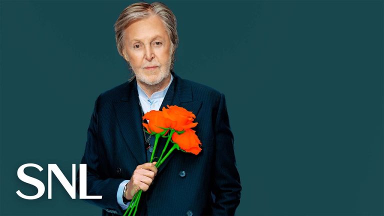 Paul McCartney performs his new single on the SNL finale with guest drummer Chad Smith